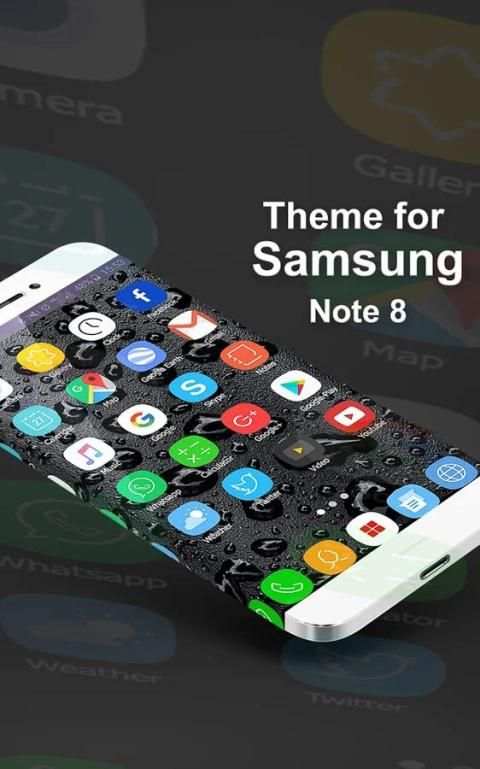 Note 8 Launcher 2018-Galaxy Note 8 Launcher Theme screenshot 2