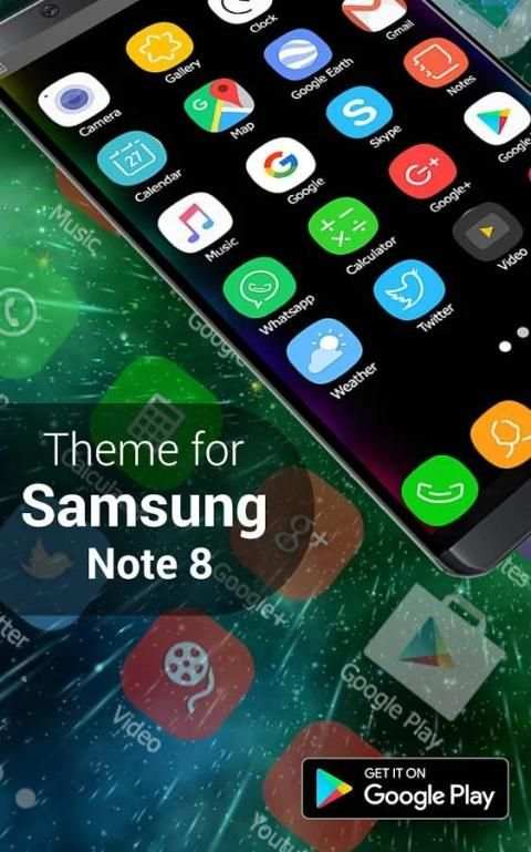 Note 8 Launcher 2018-Galaxy Note 8 Launcher Theme screenshot 5