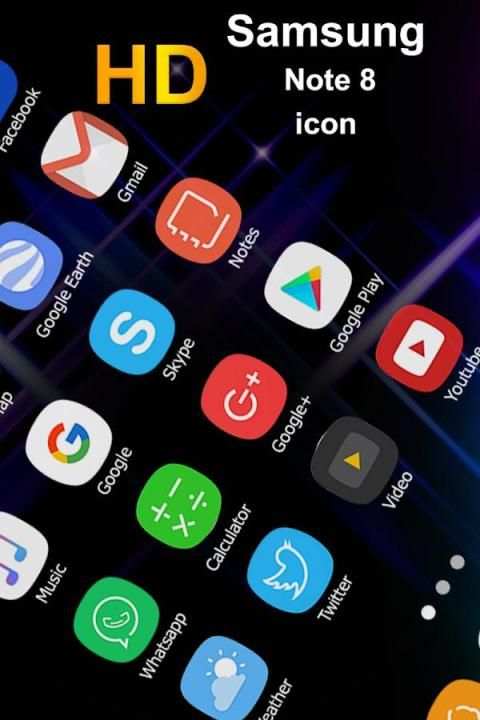 Note 8 Launcher 2018-Galaxy Note 8 Launcher Theme screenshot 11