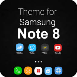 ikon Note 8 Launcher 2018-Galaxy Note 8 Launcher Theme