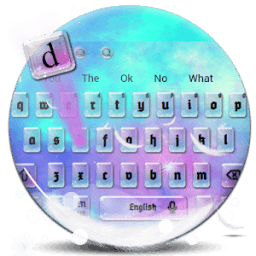 Neon Blue Keyboard Theme icon