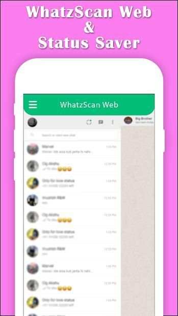 WhatzWeb Chat QR Scannner and Status Saver screenshot 1