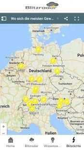 Blitzradar: Blitzortung - Gewitter Radar screenshot 1
