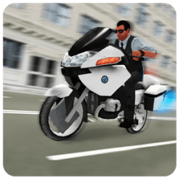 Police Motorbike : City Bike Rider Simulator Game आइकन