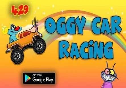 Oggy Car Racing 3 تصوير الشاشة