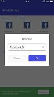 Clone app&multiple accounts for Facebook-MultiFace screenshot 1