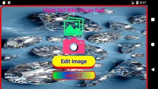Hijab Girl Bike Photo Suit screenshot 4
