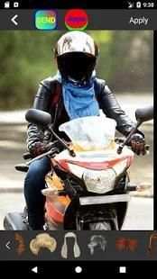 Hijab Girl Bike Photo Suit screenshot 5