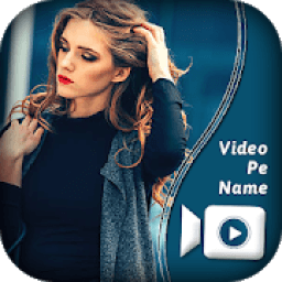 Video Pe Name Like - Video Watermark आइकन