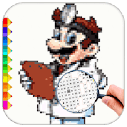 Super Puff Coloring Pixel By Number icon