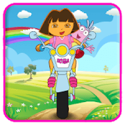 Little Dora Moto Hill Racing : dora games free icon