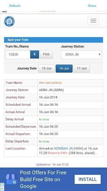 Indian Railway Time स्क्रीनशॉट 2