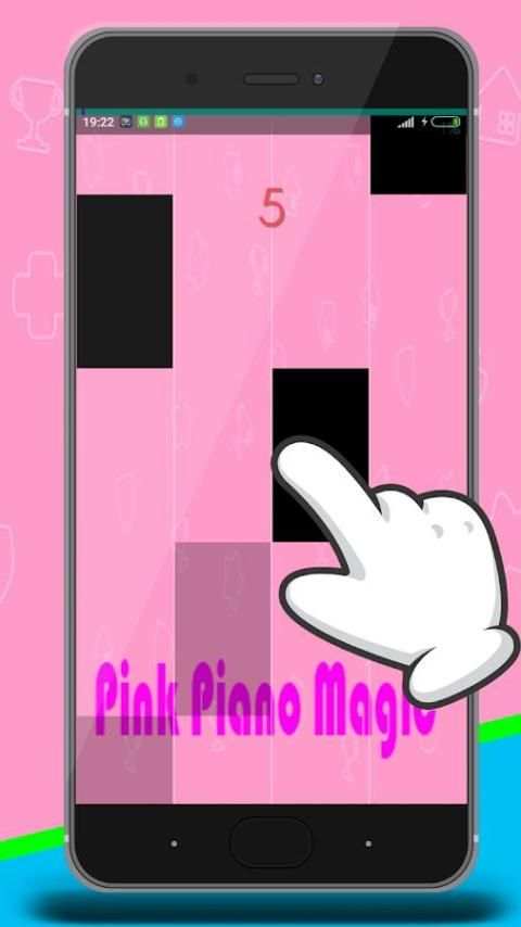 Pink Piano pads : tap tiles screenshot 2