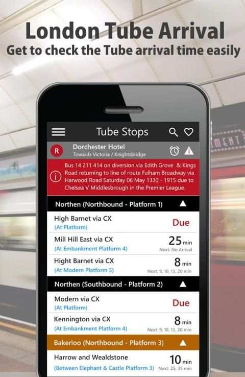 London Bus Time, Tube, Rail, Train, Map, Alert screenshot 4