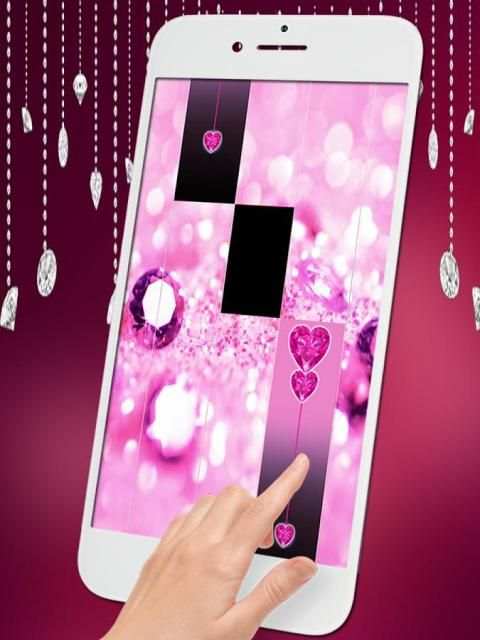 Pink piano tiles diamond 2018 screenshot 4