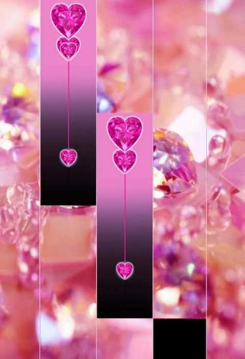 Pink piano tiles diamond 2018 screenshot 2