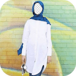 ikon Selfie Hijab Photo Montage