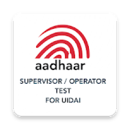 Supervisor / Operator Exam for UIDAI आइकन