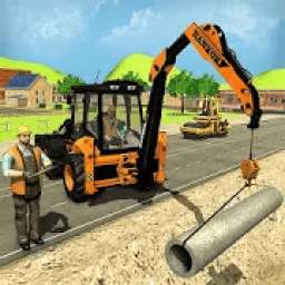 City Road Builder Construction Excavator Simulator