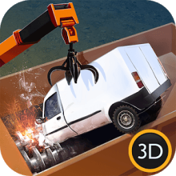 Car Crushing Junk Truck Sim 3D icon