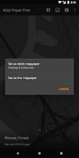 Map Paper Live Wallpaper Free 6 تصوير الشاشة