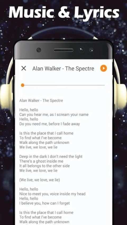 The Spectre - Alan Walker Song &Lyrics screenshot 1
