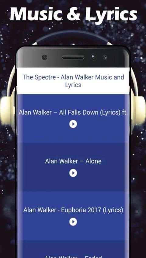 The Spectre - Alan Walker Song &Lyrics screenshot 2