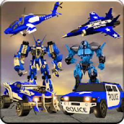 US Police Robot War Multi Robot Transformation