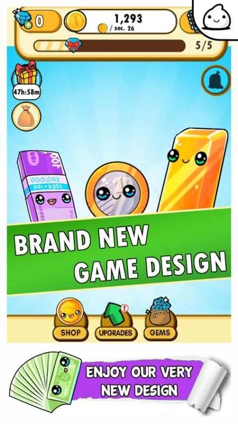 Money Evolution - Idle Cute Clicker Game Kawaii स्क्रीनशॉट 6