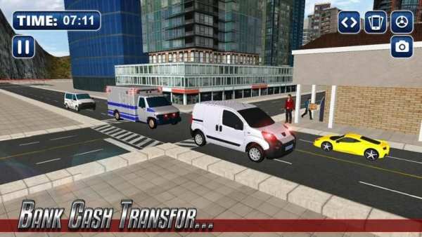 Security Van Simulator : ATM Cash-in-transit 2018 screenshot 1
