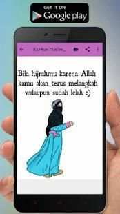 Kartun Muslimah Status WA screenshot 6