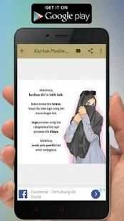 Kartun Muslimah Status WA screenshot 2