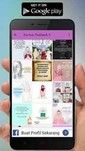 Kartun Muslimah Status WA screenshot 3