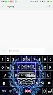 Persib Keyboard Tema screenshot 2