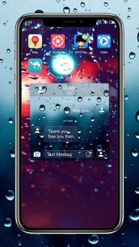 Water Screen - One Sms screenshot 1