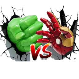 ikon Hulk vs Iron Man