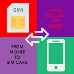 Copy Contacts to SIM Card(to phone)