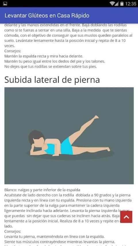 Levantar Glúteos en Casa Rápido screenshot 1