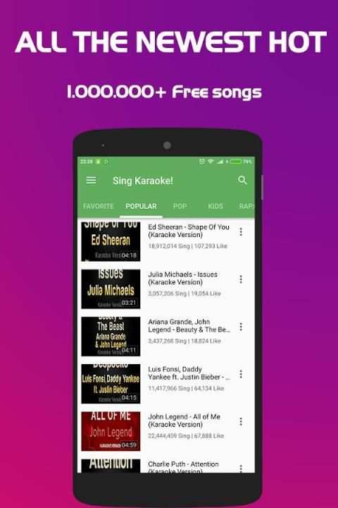 Sing Karaoke - Record 2018 screenshot 4