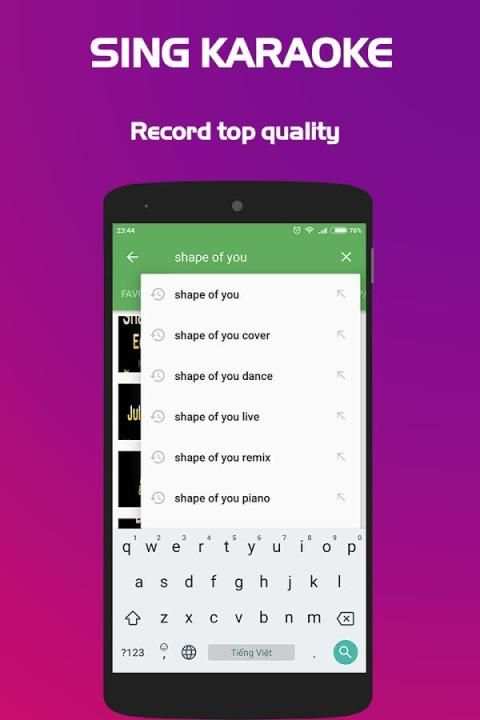 Sing Karaoke - Record 2018 screenshot 1