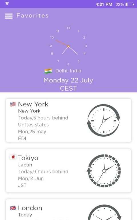 World Clock screenshot 5