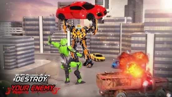 Mafia Robot Fighting Games: Transform Ring Fight 2 स्क्रीनशॉट 7