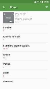 Periodic Table screenshot 2