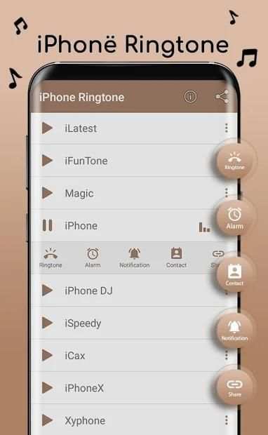 Ringtone for iPhone in Android स्क्रीनशॉट 1