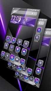 Black style launcher theme &wallpaper स्क्रीनशॉट 3