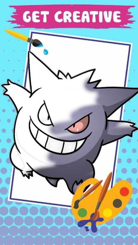 Coloring Pokemon स्क्रीनशॉट 1