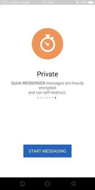 Quick MESSENGER 2018 screenshot 1