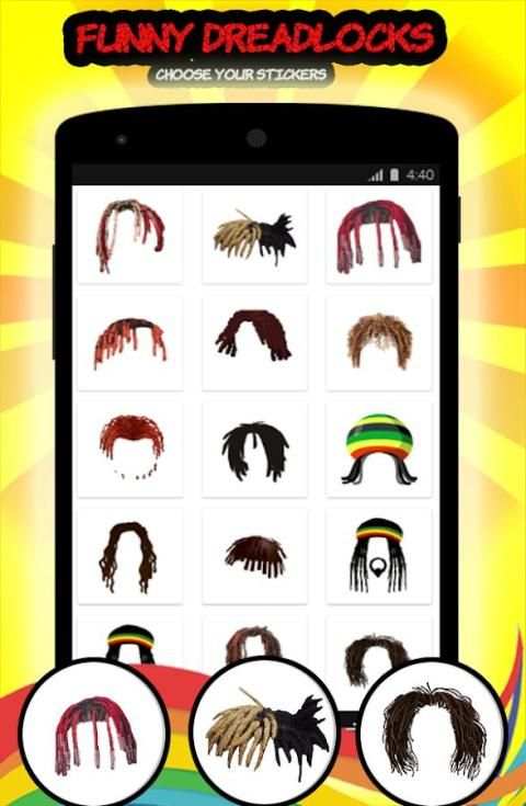 Dreadlocks Hair Photo Editor screenshot 5
