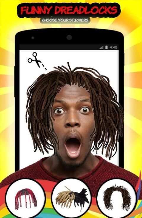 Dreadlocks Hair Photo Editor screenshot 1