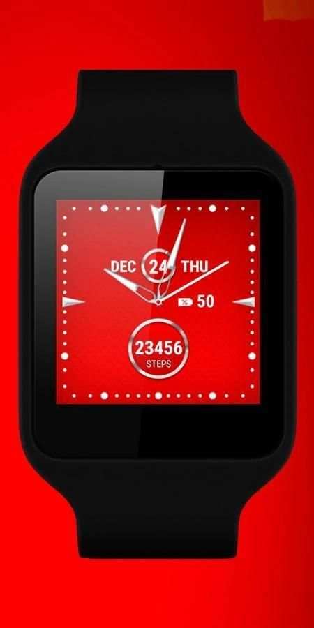 Watch Face Red Art screenshot 3